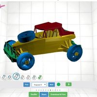 Small RC Car - Buggy 3D Printing 88367