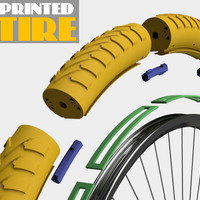 Small 3D PRINTED TIRE (DIY PROJECT) 3D Printing 88480
