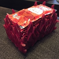 Small Large Taco Bell Fire Sauce Holder 3D Printing 88767