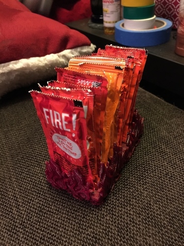 Small Taco Bell Fire Sauce Holder 3D Print 88770