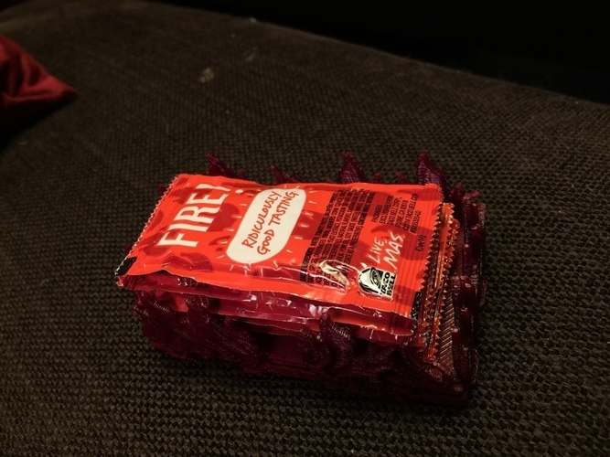 Small Taco Bell Fire Sauce Holder 3D Print 88771