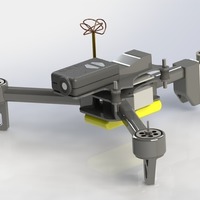 Small MicroTri Mini RC Tricopter (Multirotor) RchobbysUK 3D Printing 89022