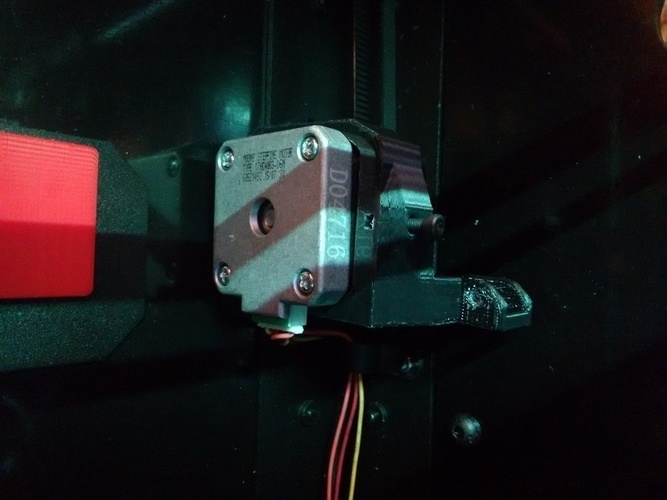 Snapfit Y-Axis Motor Cable Chain Mount (FFCP, Dup4) 3D Print 89094 Snapfit Y-Axis Motor Cable Chain Mount (FFCP, Dup4) 3D Print 89094