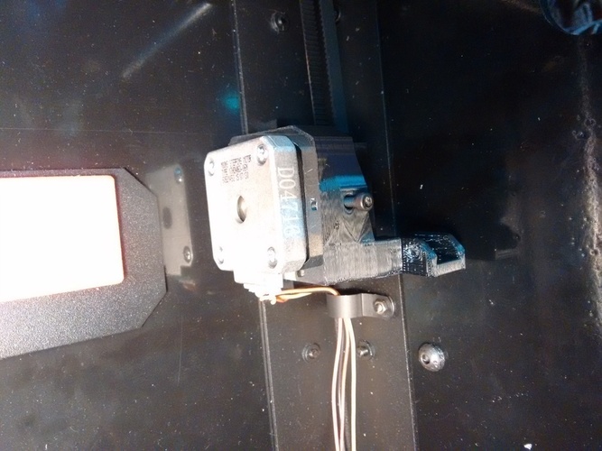 Snapfit Y-Axis Motor Cable Chain Mount (FFCP, Dup4) 3D Print 89096 Snapfit Y-Axis Motor Cable Chain Mount (FFCP, Dup4) 3D Print 89096