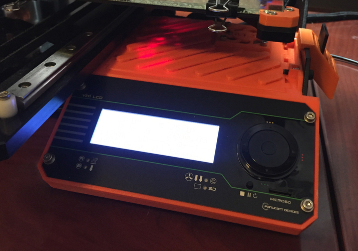 Viki LCD v1.0 Makergear M2 Case 3D Print 89154