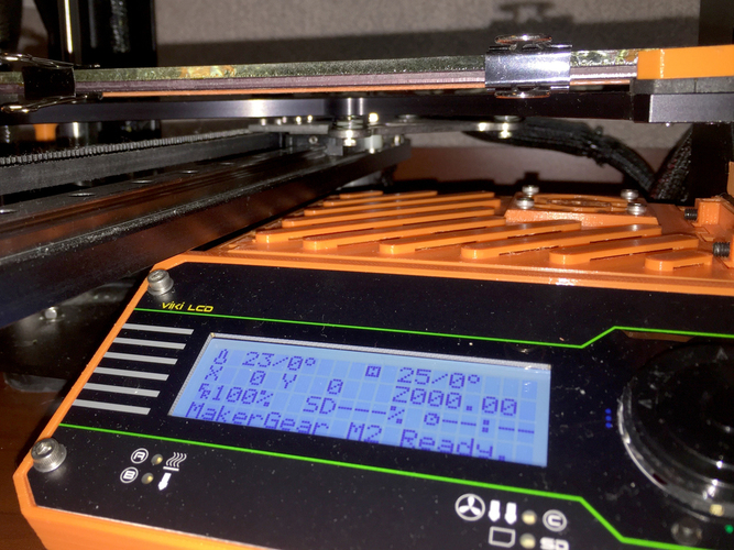 Viki LCD v1.0 Makergear M2 Case 3D Print 89157