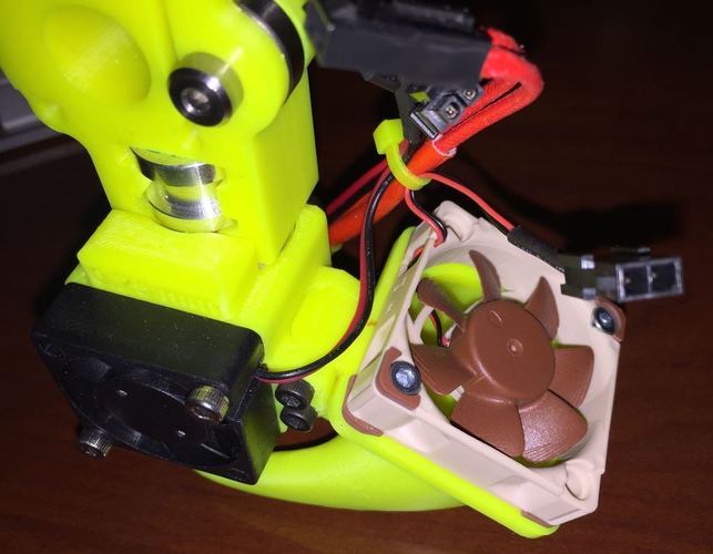E3D v5 Dual Duct Assembly for Makergear M2 - UPDATED 3D Print 89199