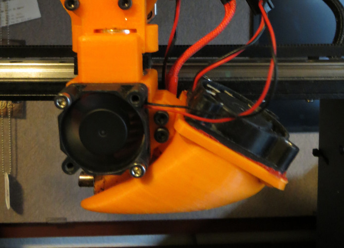 E3D-v5 Fan Dual Assembly for Makergear M2  3D Print 89213