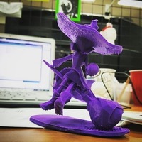 Small Mini Witch 3D Printing 89328