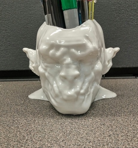 Azog The Defiler White Orc Pen Holder Plant Pot from Lord of the 3D Print 89335