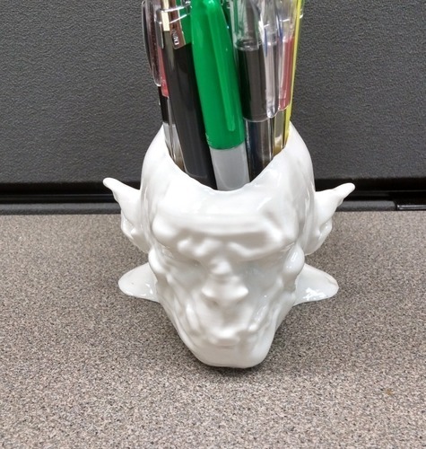 Azog The Defiler White Orc Pen Holder Plant Pot from Lord of the 3D Print 89336