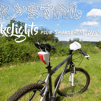 Small Crystal BikeLights plus Smartphone Navigation 3D Printing 89395