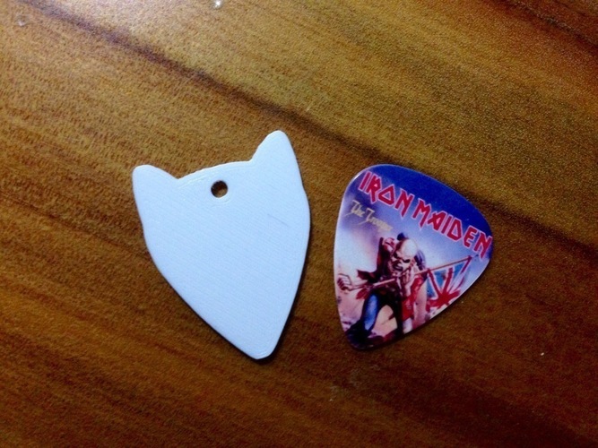 Fox Guitar Pick 3D Print 89424 Fox Guitar Pick 3D Print 89424
