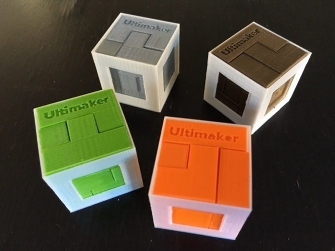 Cube Puzzle Quartet 3D Print 89431