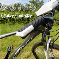 Small Crystal Bike Handle with integrated Blinker/Indicator 3D Printing 89504