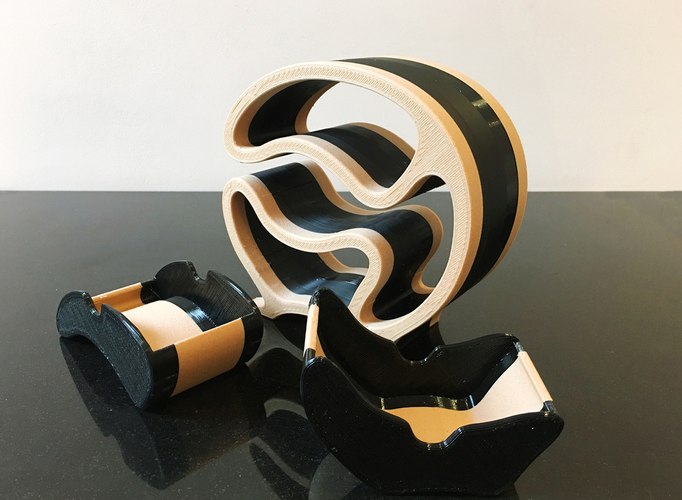 Band Saw Box 'laminated' 3D Print 89704 Band Saw Box 'laminated' 3D Print 89704