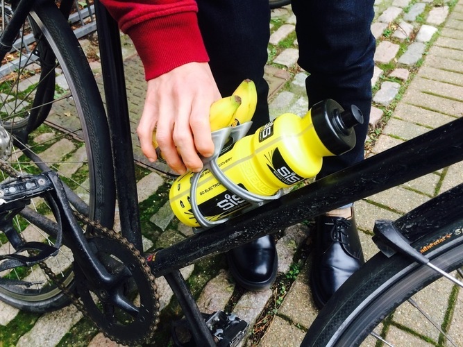 BaNanaBotCage™ (cycle water/banana holder) 3D Print 89799 BaNanaBotCage™ (cycle water/banana holder) 3D Print 89799