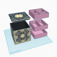 Small Hellraiser Jewelry Box (Lament Configuration) 3D Printing 90134