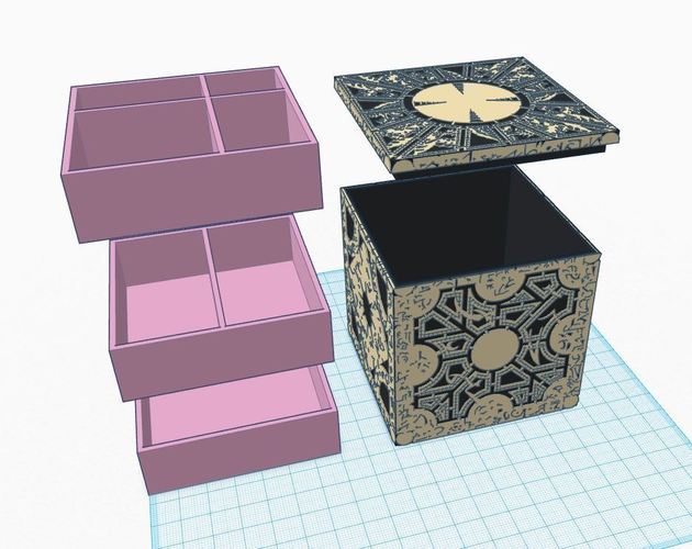 Hellraiser Jewelry Box (Lament Configuration) 3D Print 90138