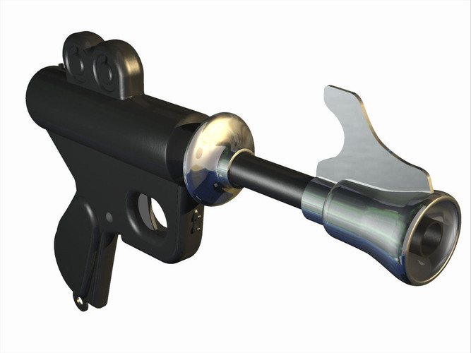 Buck Rogers XZ-31 Rocket Gun 3D Print 90187