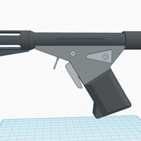 Small Sandman Flame Gun (Logan's Run) 3D Printing 90198
