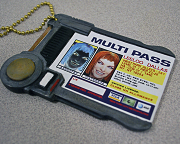 MultiPass From The Fifth Element 3D Print 90229