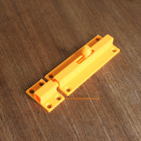 Small Door bolt or latch 3D Printing 90294