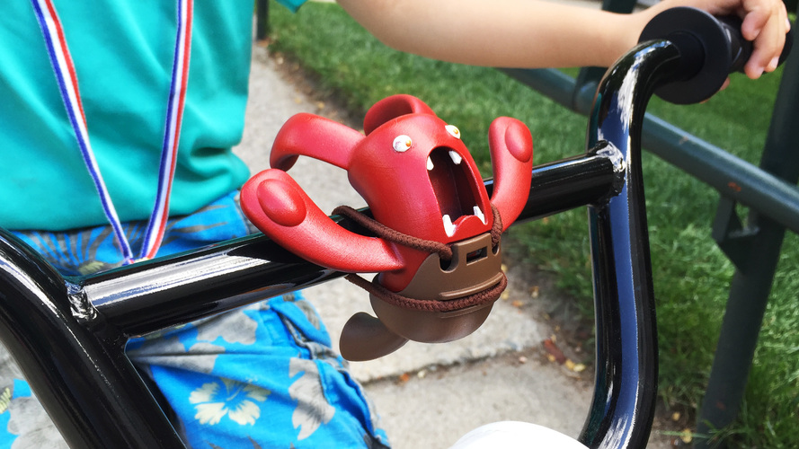 Bunny Ball - Kid's Bike Ornament 3D Print 90496