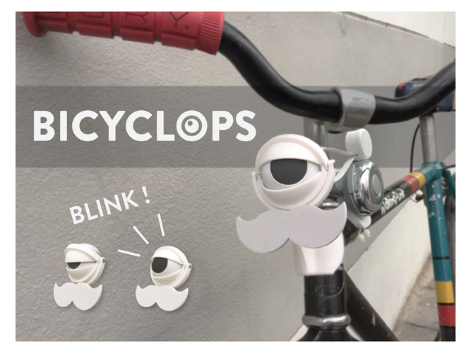 Bicyclops : animatronics bicycle control 3D Print 90754