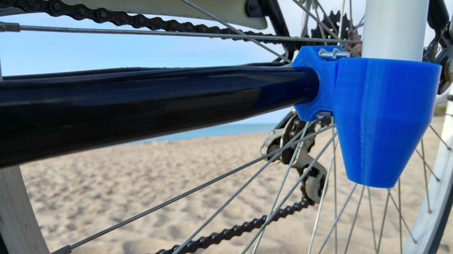 Bike accessory for a beach umbrella 3D Print 90764