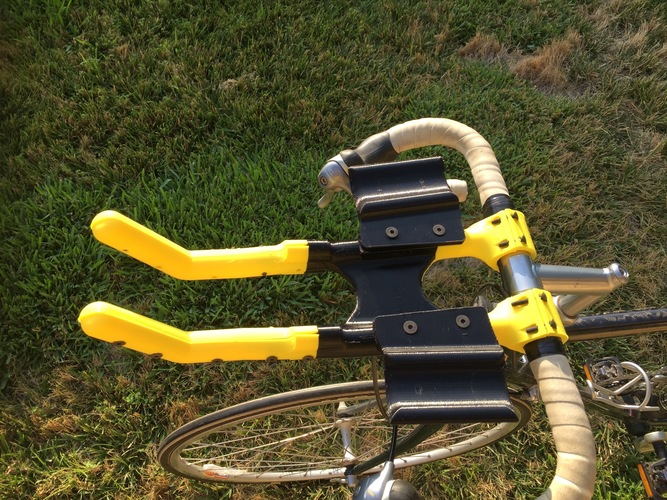 Bicycle Aero Bars and Water Bottle holder 3D Print 90814
