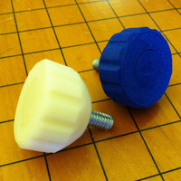 Small Knob With Encased Hex Head Screw 3D Printing 90861