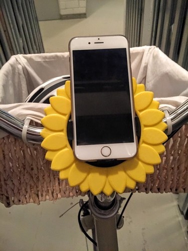 Sunflower iPhone 6 Bike Mount 3D Print 90897 Sunflower iPhone 6 Bike Mount 3D Print 90897