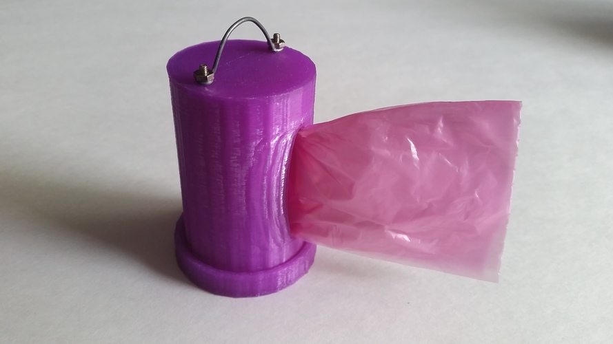 Poo Bag Dispenser 3D Print 91080