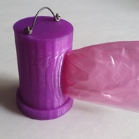 Small Poo Bag Dispenser 3D Printing 91080