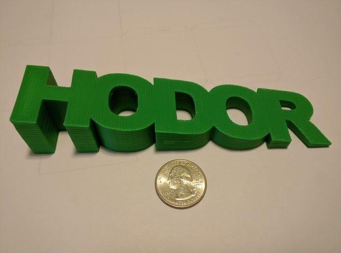 Hodor Doorstop 3D Print 91329