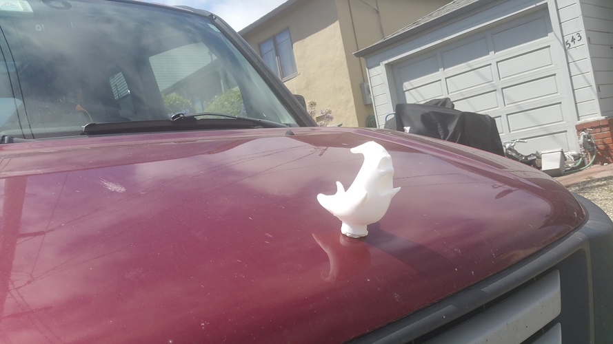Ghostbusters Car Hood Emblem (with stem base) 3D Print 91752