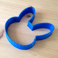 Small Bunny Cookie Cutter 3D Printing 92033
