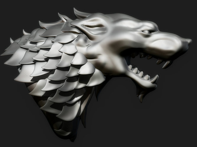 GoT Wolf 3D Print 92101