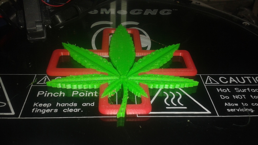 Dual Extrusion- Medical Marijuana 3D Print 92465