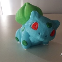 Small BulbaSaur Pokemon Go 3dFactory Brasil 3D Printing 92654