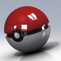 Small Pokemon ball www.antsdesigntm.com  ANTS 3D printer only US$200 3D Printing 92984