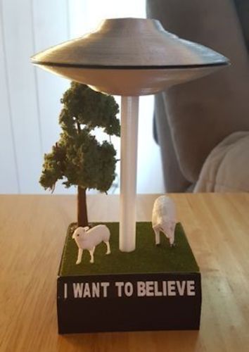 UFO - I Want To Believe 3D Print 93113