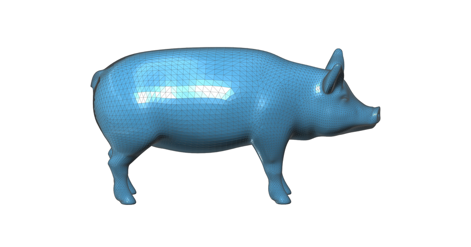 Figurine, toy, a  Pig 3D Print 93143