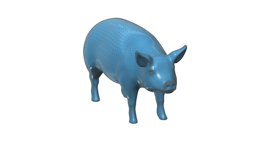 Figurine, toy, a  Pig 3D Print 93144