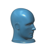 Small Figurine, bust, -  head on a stand 3D Printing 93159