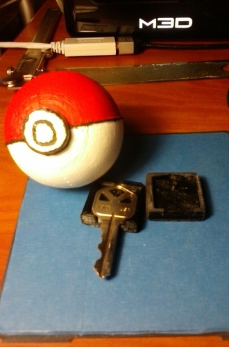 poKEYball Key Grip 3D Print 93261 poKEYball Key Grip 3D Print 93261