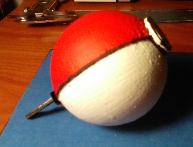 poKEYball Key Grip 3D Print 93263 poKEYball Key Grip 3D Print 93263