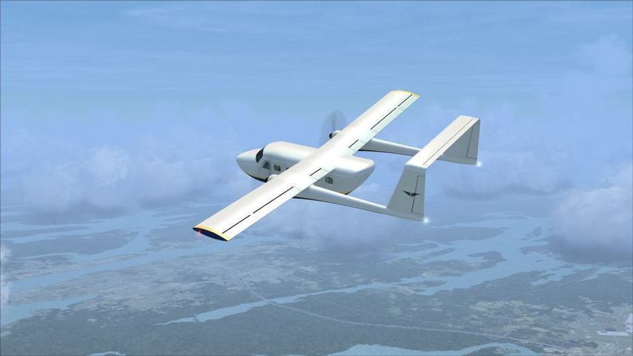 Airplane scale model: AF-01 3D Print 93292