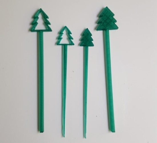 Great Outdoors Swizzle Sticks and Picks 3D Print 93317